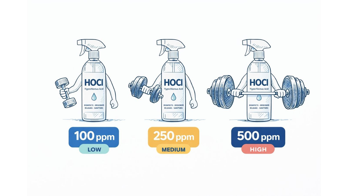 Hypochlorous Acid (HOCl) Concentration (ppm) Explained