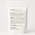 Back label for River Refresh Pet Cleanser and Deodorizer activation packet pouch