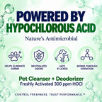 River Refresh Pet Cleanser + Deodorizer powered by freshly activated 300 ppm hypochlorous acid